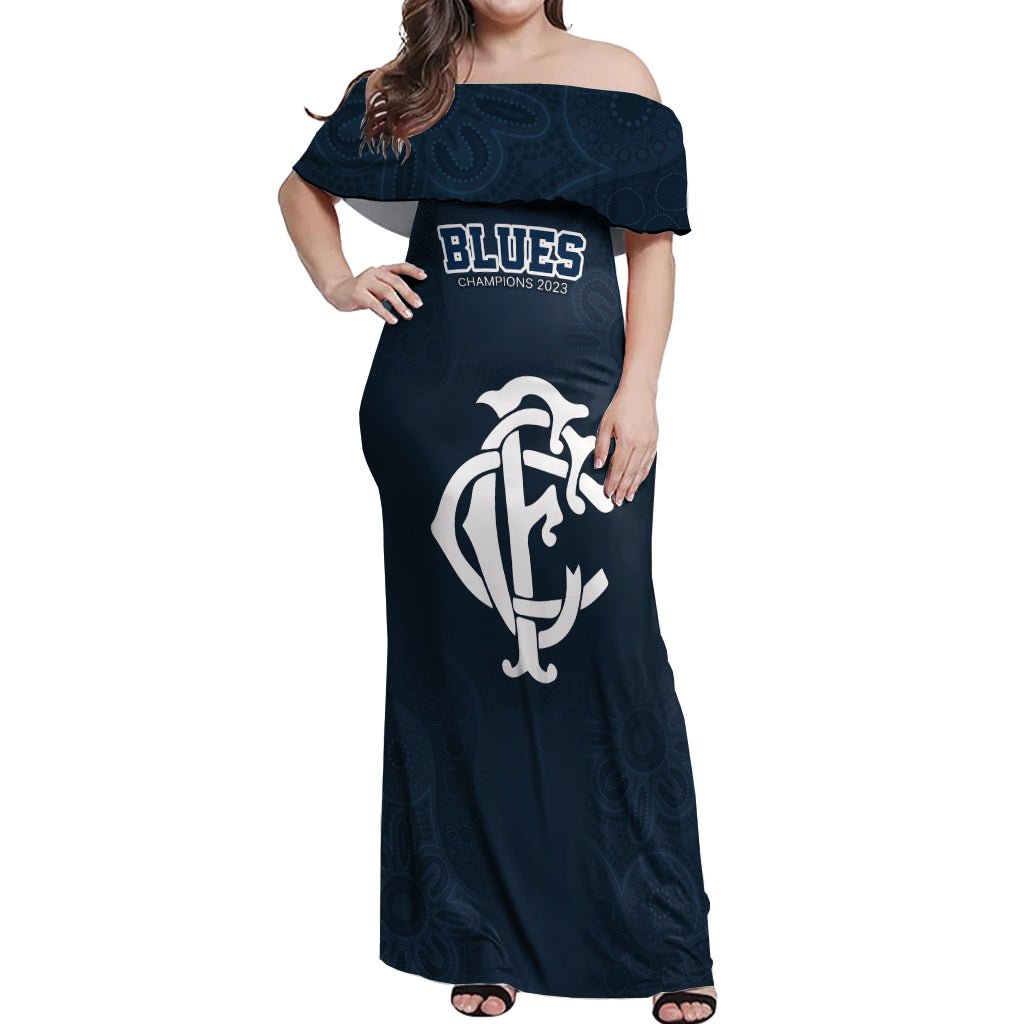 afl-blues-champions-2023-off-shoulder-maxi-dress-proud-carlton-aboriginal-vibe