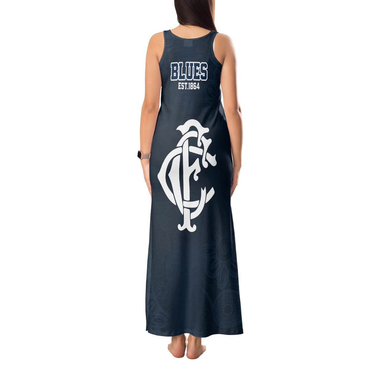 afl-blues-champions-2023-tank-maxi-dress-proud-carlton-aboriginal-vibe