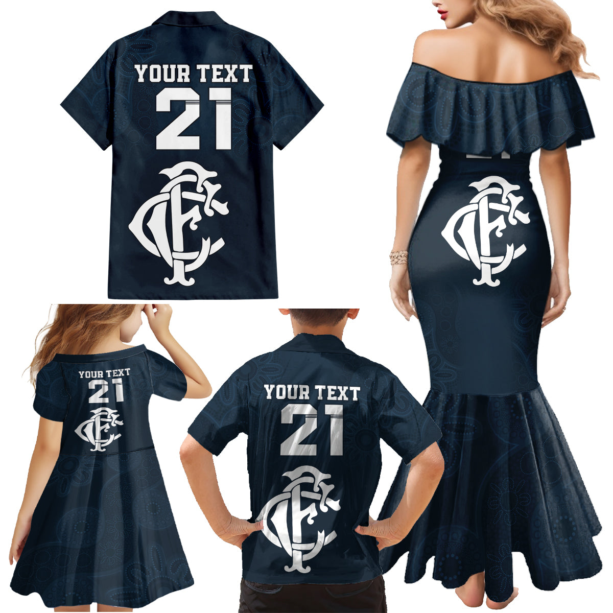 custom-afl-blues-champions-2023-family-matching-mermaid-dress-and-hawaiian-shirt-proud-carlton-aboriginal-vibe