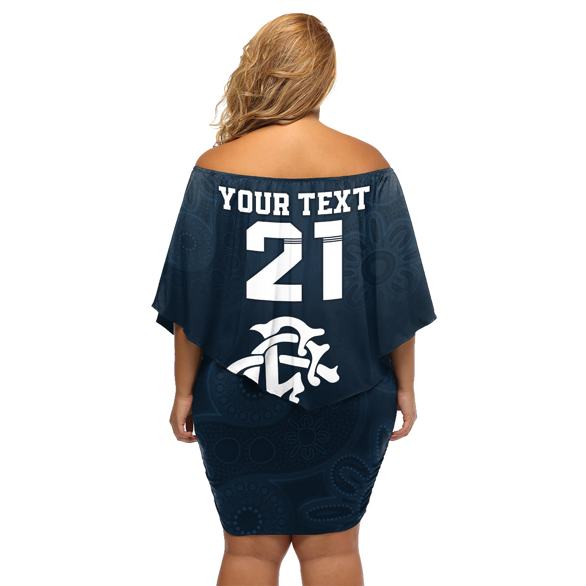 custom-afl-blues-champions-2023-family-matching-off-shoulder-short-dress-and-hawaiian-shirt-proud-carlton-aboriginal-vibe