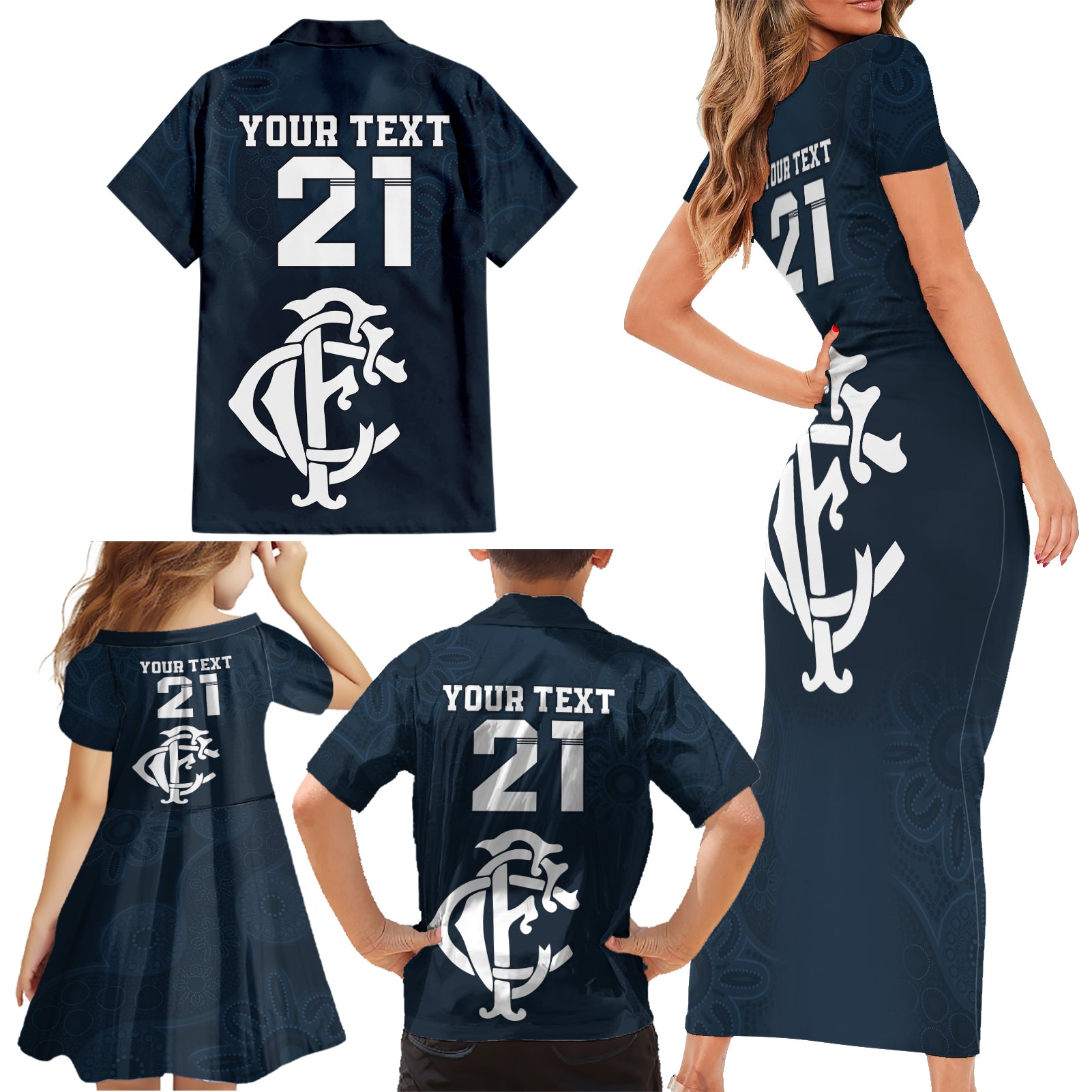 custom-afl-blues-champions-2023-family-matching-short-sleeve-bodycon-dress-and-hawaiian-shirt-proud-carlton-aboriginal-vibe