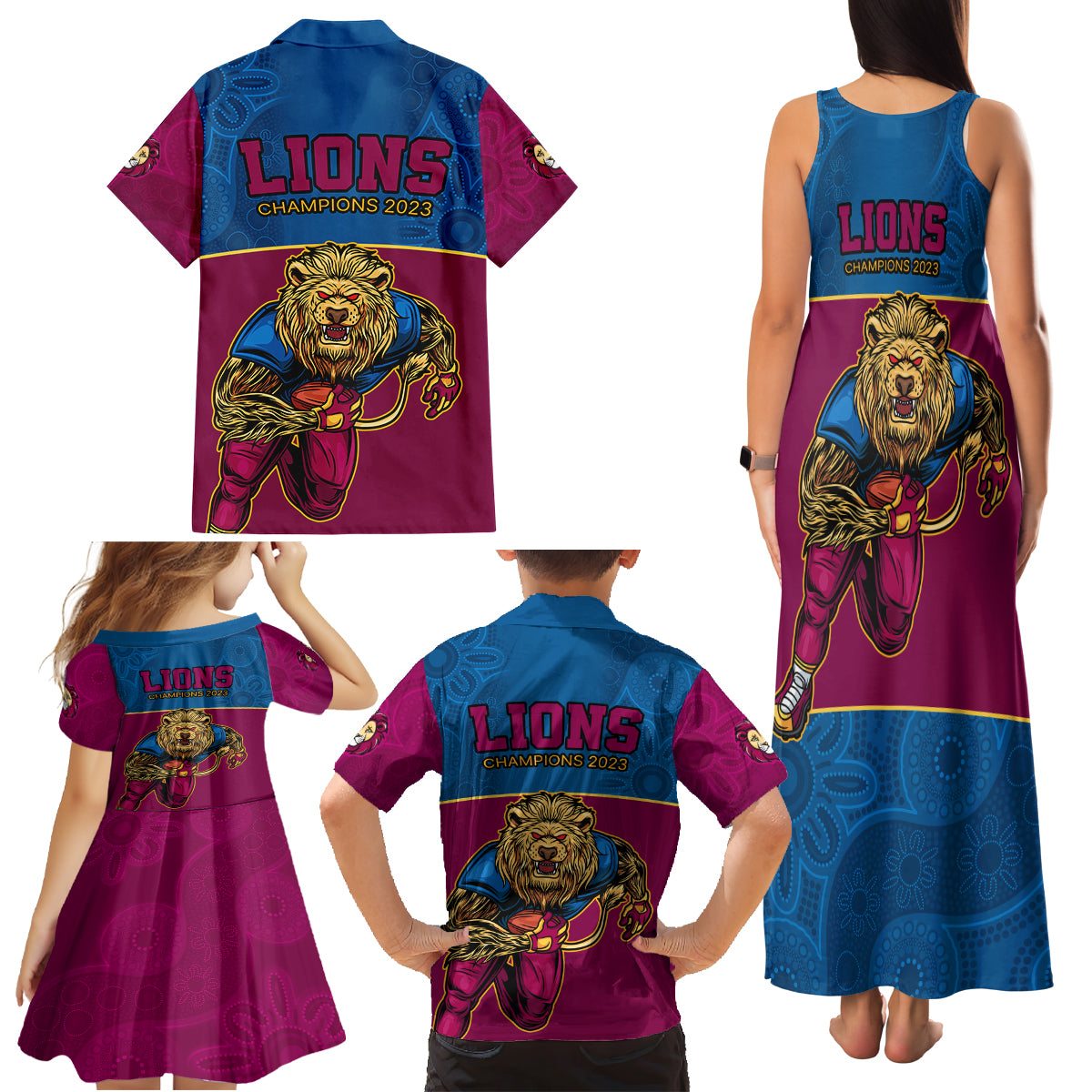 afl-lions-champions-2023-family-matching-tank-maxi-dress-and-hawaiian-shirt-proud-brisbane-aboriginal-vibe