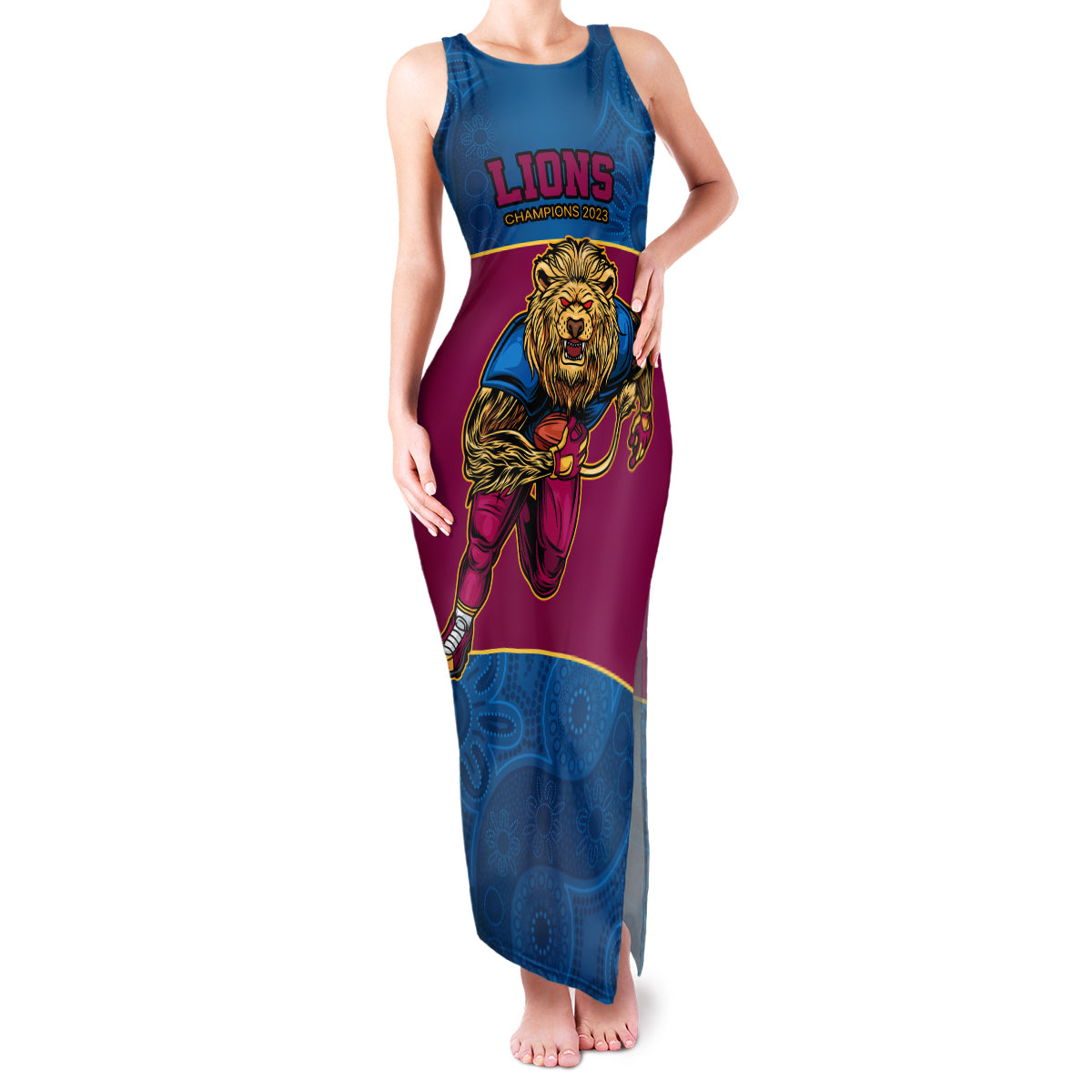 afl-lions-champions-2023-family-matching-tank-maxi-dress-and-hawaiian-shirt-proud-brisbane-aboriginal-vibe