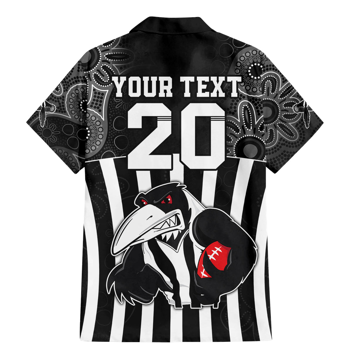 custom-afl-magpies-champions-2023-family-matching-mermaid-dress-and-hawaiian-shirt-proud-collingwood-aboriginal-vibe