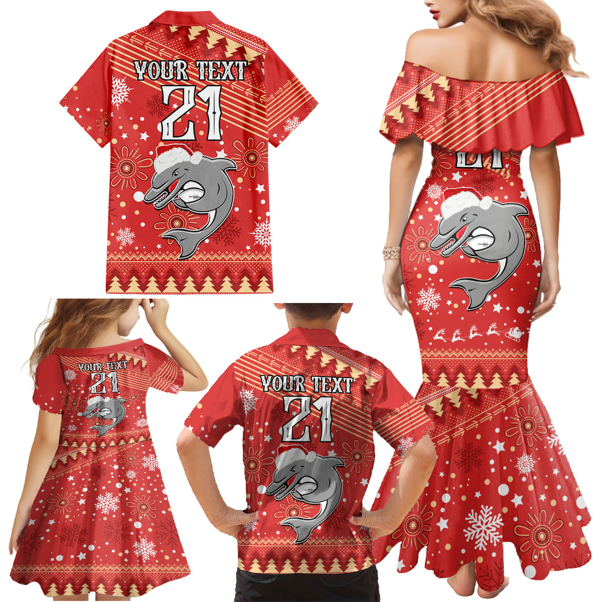 custom-dolphins-rugby-family-matching-mermaid-dress-and-hawaiian-shirt-chirstmas-vibe-2023