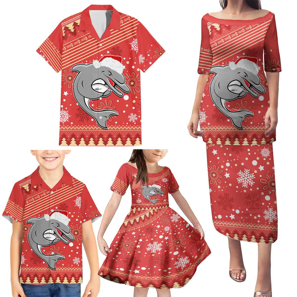 custom-dolphins-rugby-family-matching-puletasi-dress-and-hawaiian-shirt-chirstmas-vibe-2023