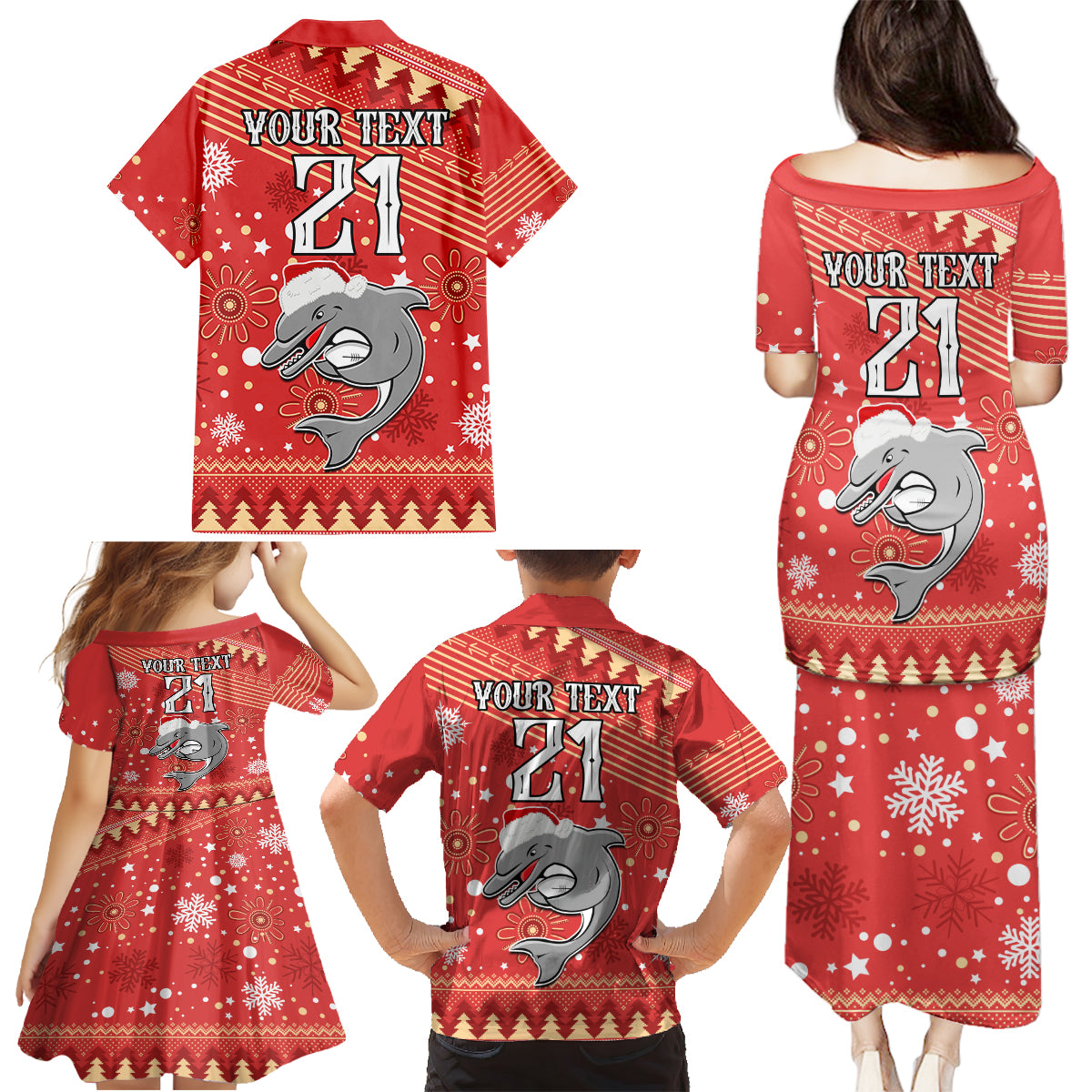 custom-dolphins-rugby-family-matching-puletasi-dress-and-hawaiian-shirt-chirstmas-vibe-2023