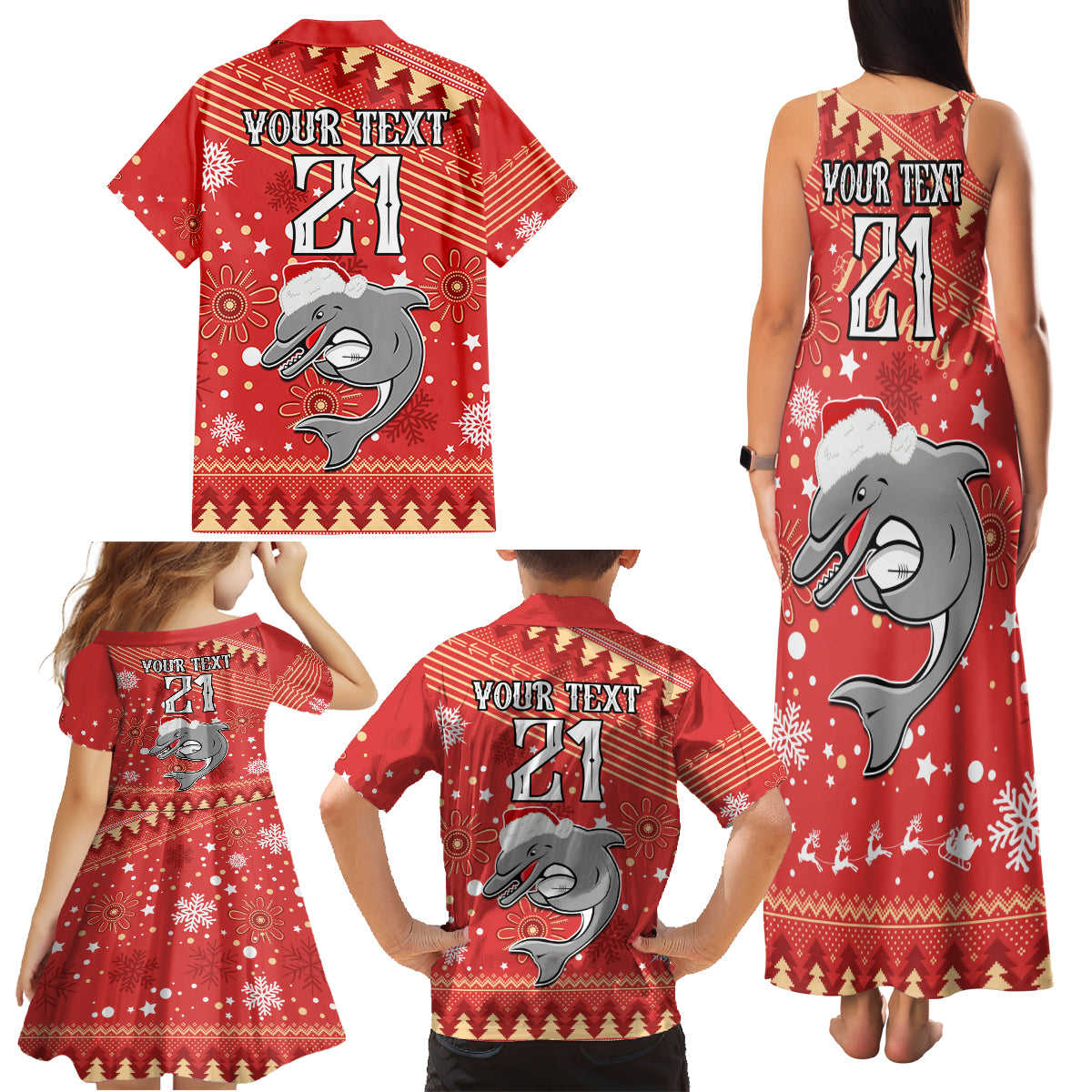 custom-dolphins-rugby-family-matching-tank-maxi-dress-and-hawaiian-shirt-chirstmas-vibe-2023