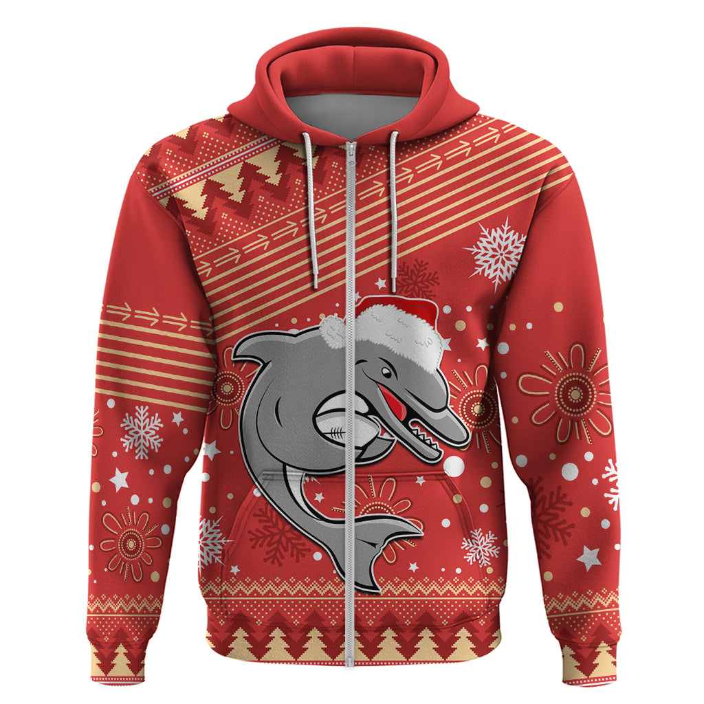 Custom Dolphins Rugby Hoodie Chirstmas Vibe 2023 LT9 - Vibe Hoodie Shop