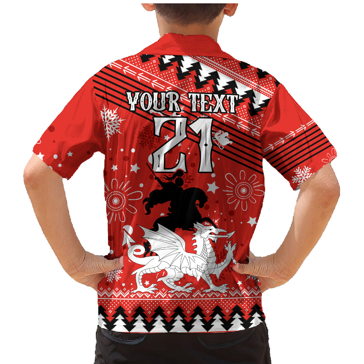 custom-dragons-rugby-family-matching-mermaid-dress-and-hawaiian-shirt-chirstmas-vibe-2023