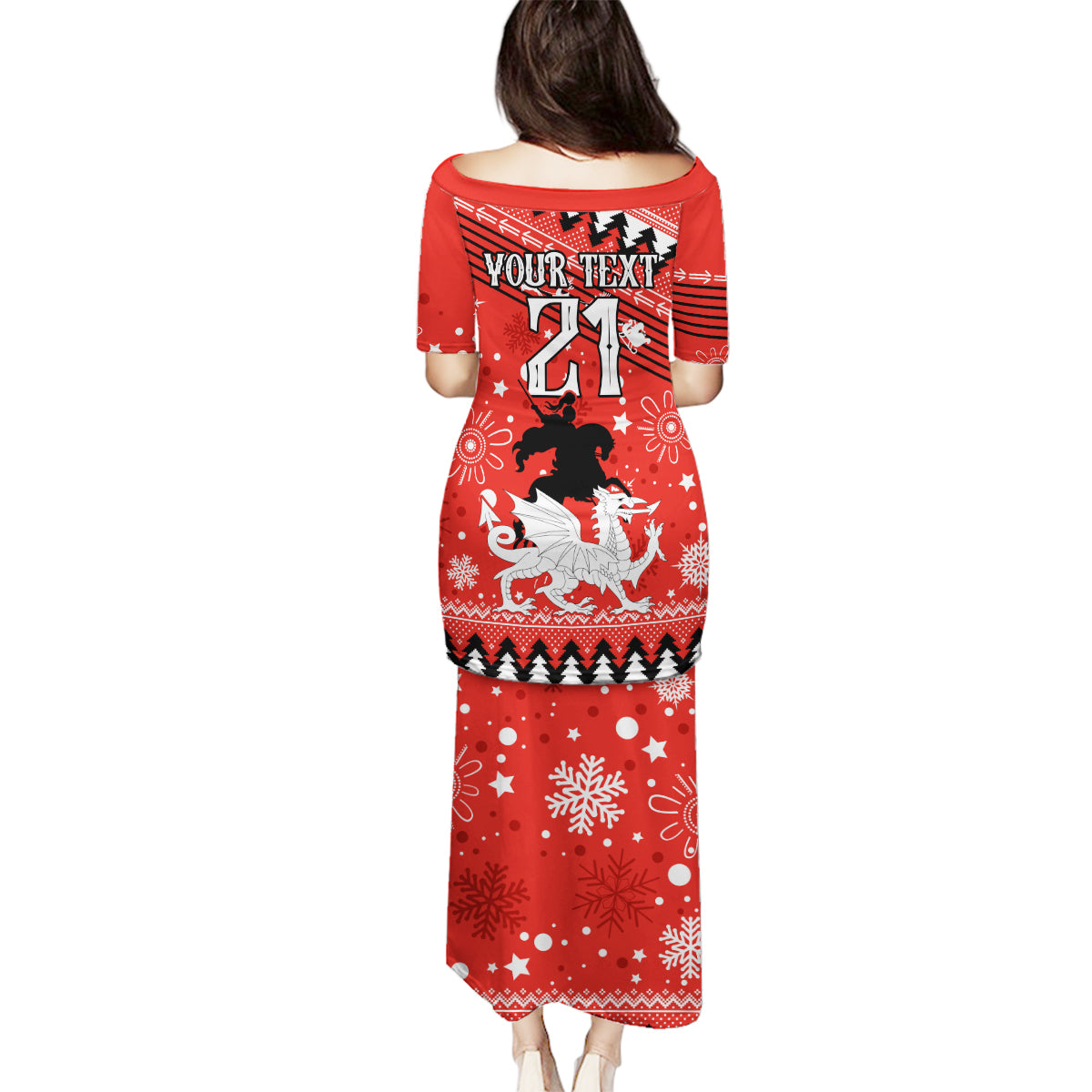 custom-dragons-rugby-family-matching-puletasi-dress-and-hawaiian-shirt-chirstmas-vibe-2023