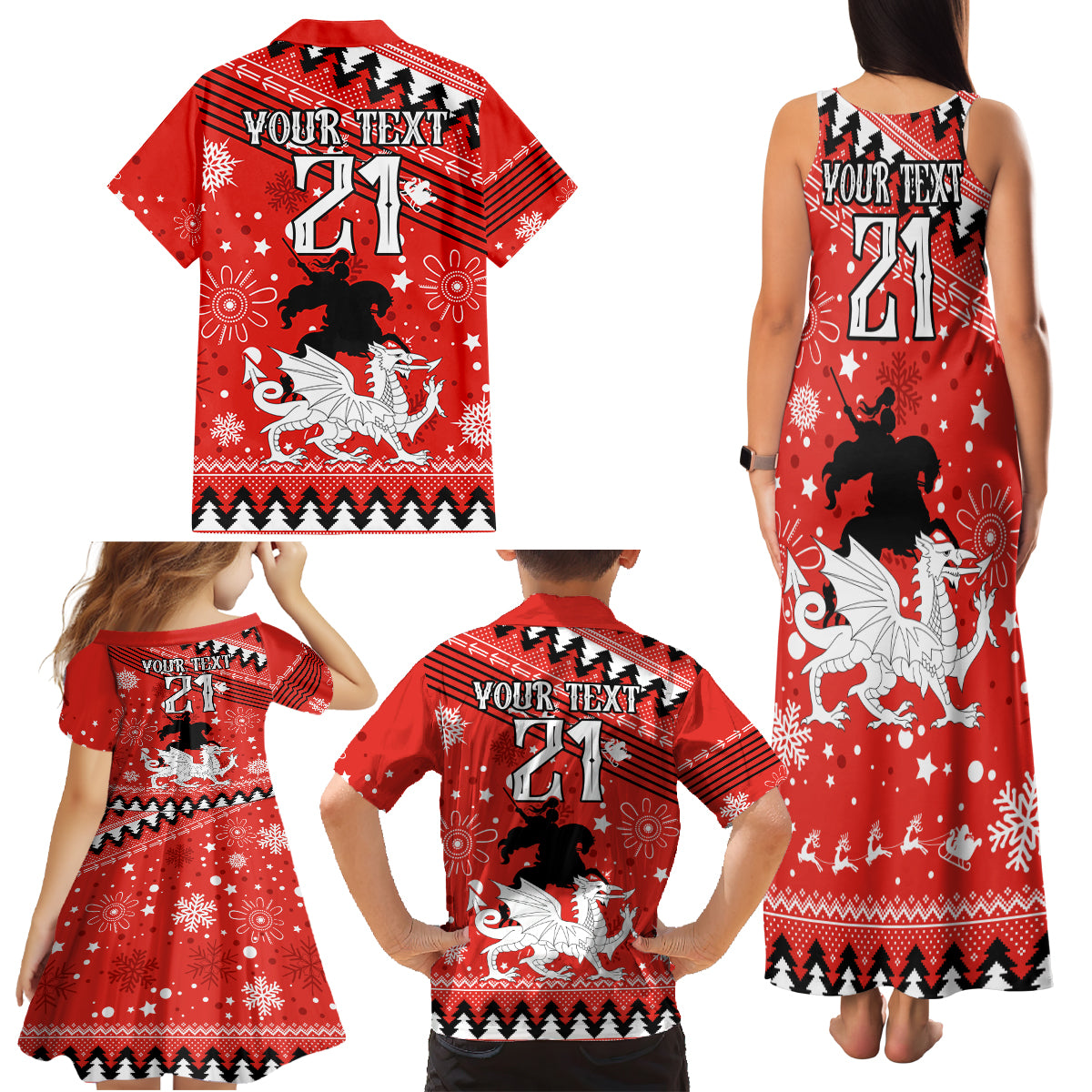 custom-dragons-rugby-family-matching-tank-maxi-dress-and-hawaiian-shirt-chirstmas-vibe-2023