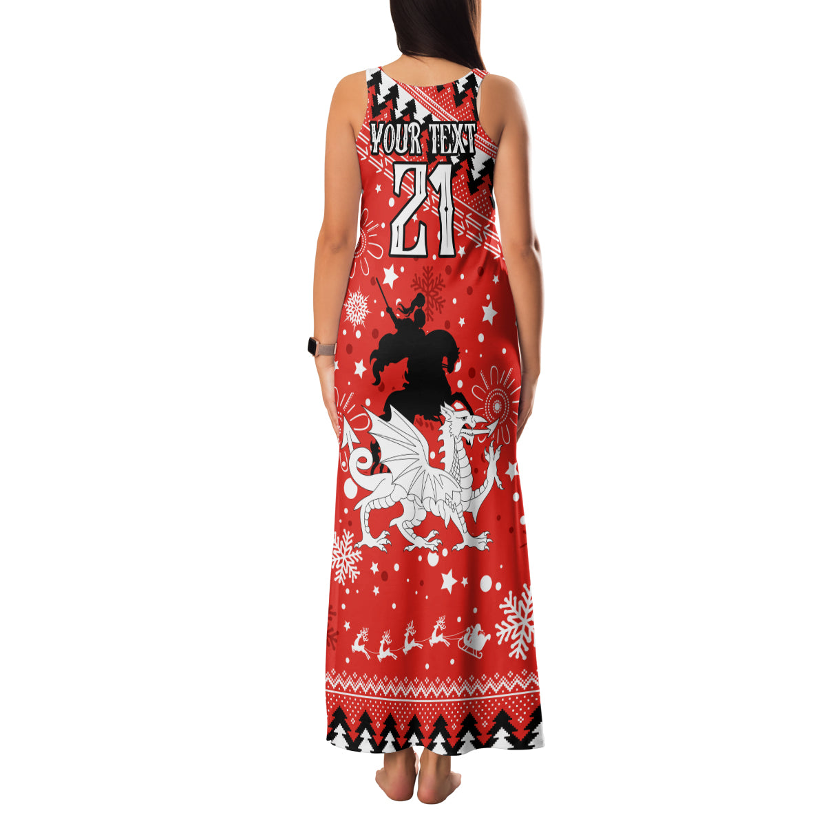 custom-dragons-rugby-family-matching-tank-maxi-dress-and-hawaiian-shirt-chirstmas-vibe-2023