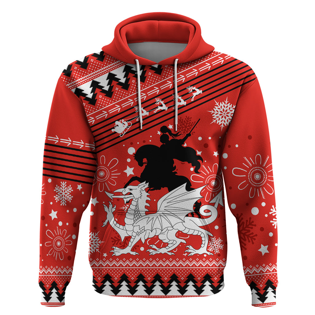Custom Dragons Rugby Hoodie Chirstmas Vibe 2023 LT9 - Vibe Hoodie Shop