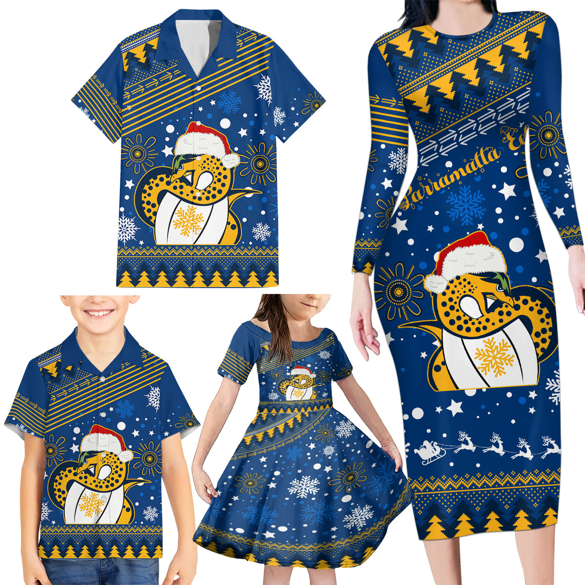 custom-eels-rugby-family-matching-long-sleeve-bodycon-dress-and-hawaiian-shirt-chirstmas-vibe-2023