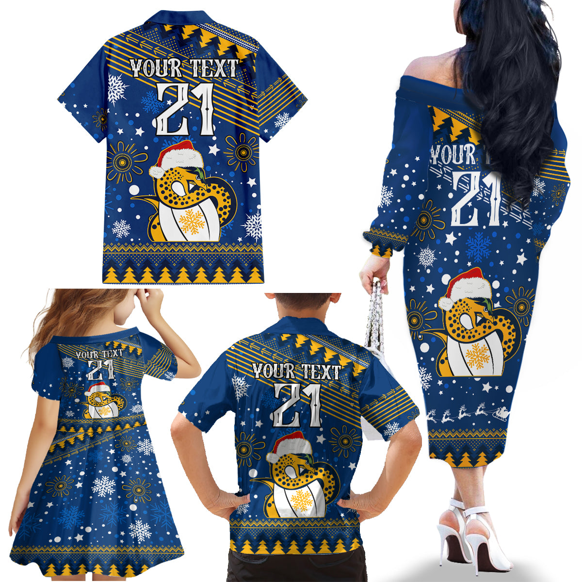 custom-eels-rugby-family-matching-off-shoulder-long-sleeve-dress-and-hawaiian-shirt-chirstmas-vibe-2023