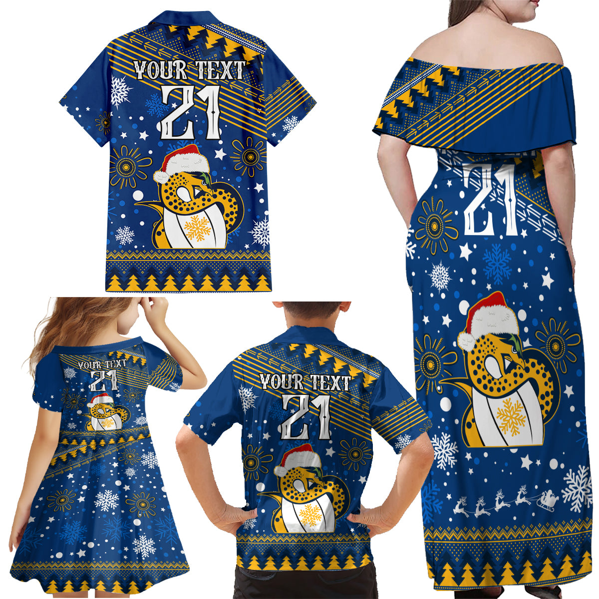 custom-eels-rugby-family-matching-off-shoulder-maxi-dress-and-hawaiian-shirt-chirstmas-vibe-2023