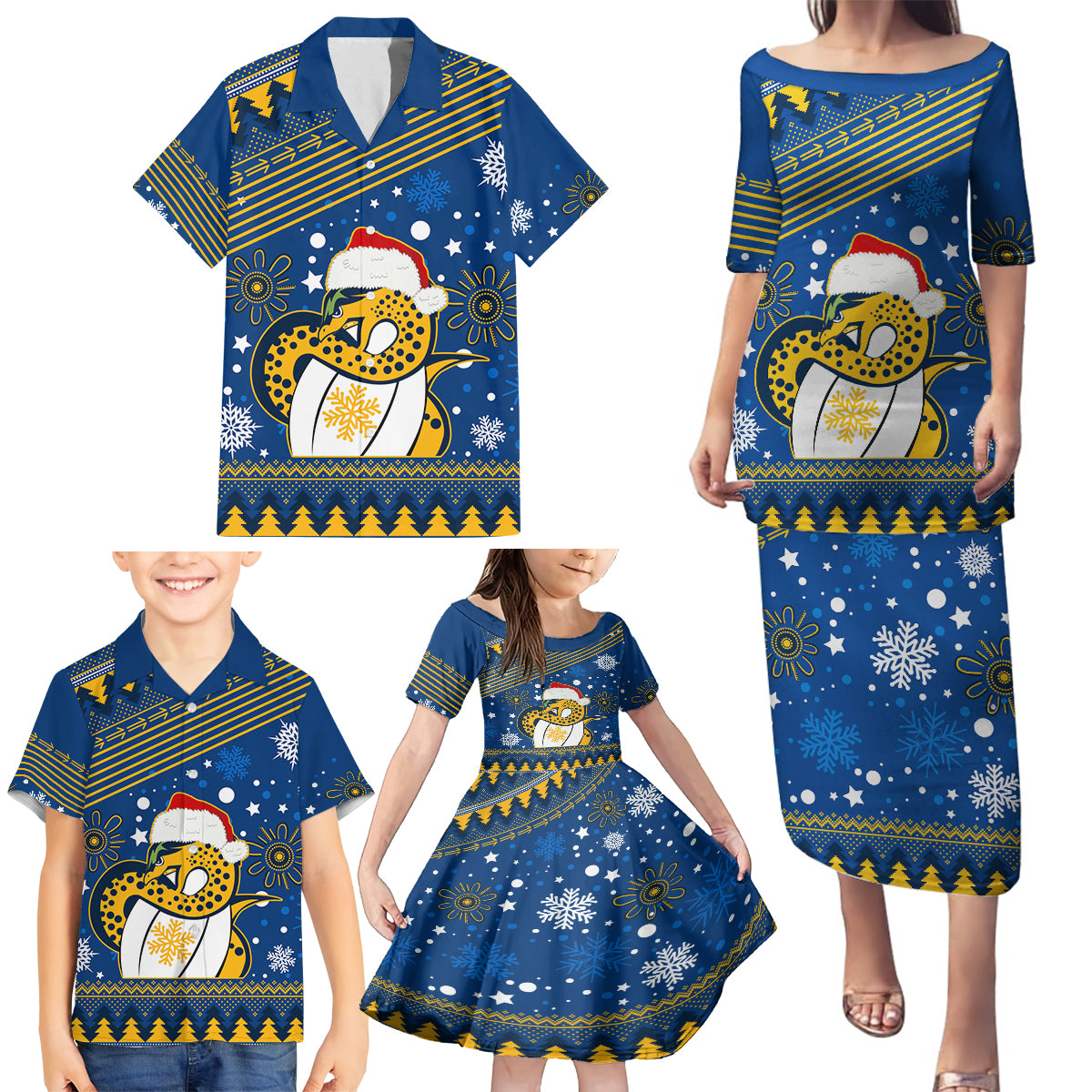 custom-eels-rugby-family-matching-puletasi-dress-and-hawaiian-shirt-chirstmas-vibe-2023