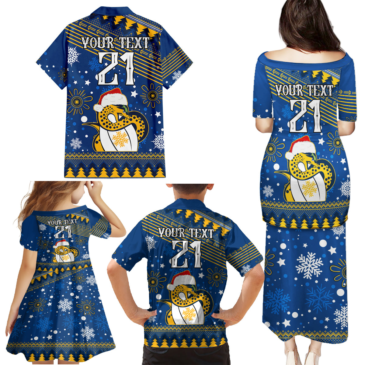 custom-eels-rugby-family-matching-puletasi-dress-and-hawaiian-shirt-chirstmas-vibe-2023