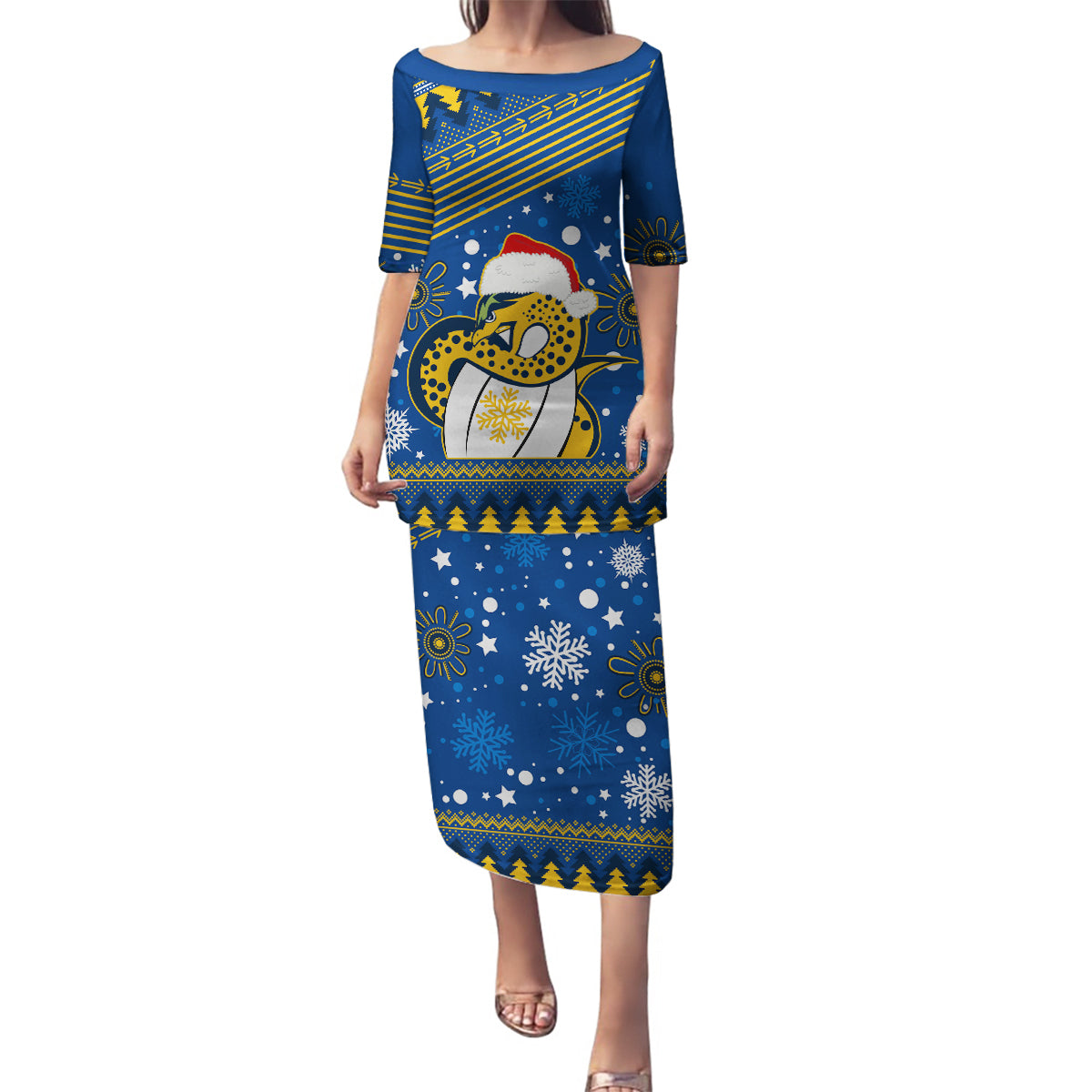 custom-eels-rugby-family-matching-puletasi-dress-and-hawaiian-shirt-chirstmas-vibe-2023