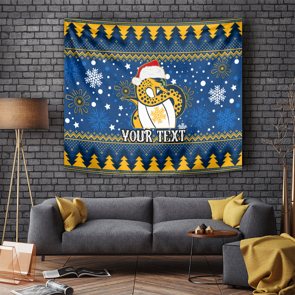 Custom Eels Rugby Tapestry Chirstmas Vibe 2023 - Vibe Hoodie Shop