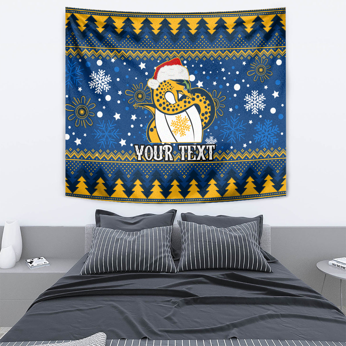 Custom Eels Rugby Tapestry Chirstmas Vibe 2023 - Vibe Hoodie Shop