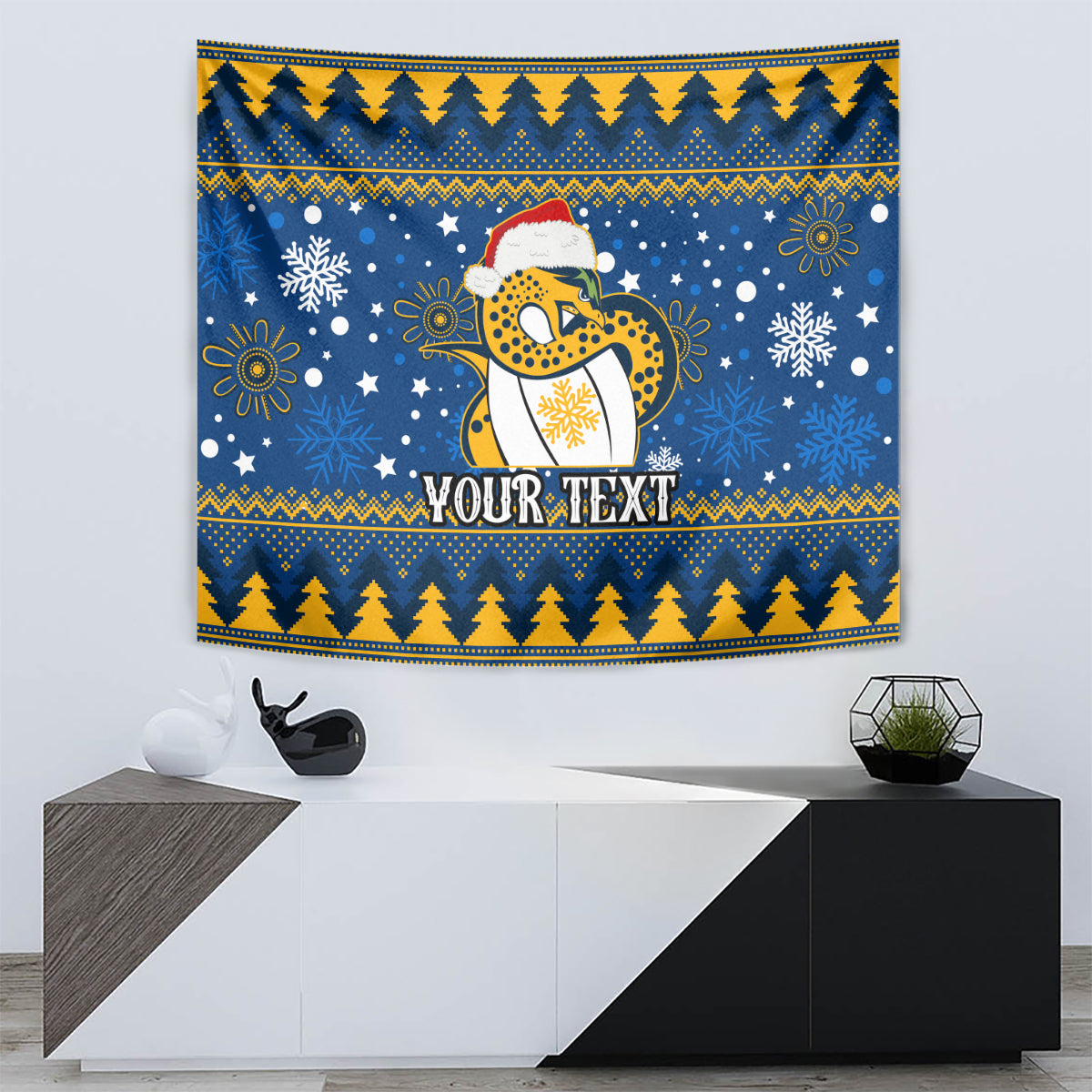 Custom Eels Rugby Tapestry Chirstmas Vibe 2023 - Vibe Hoodie Shop