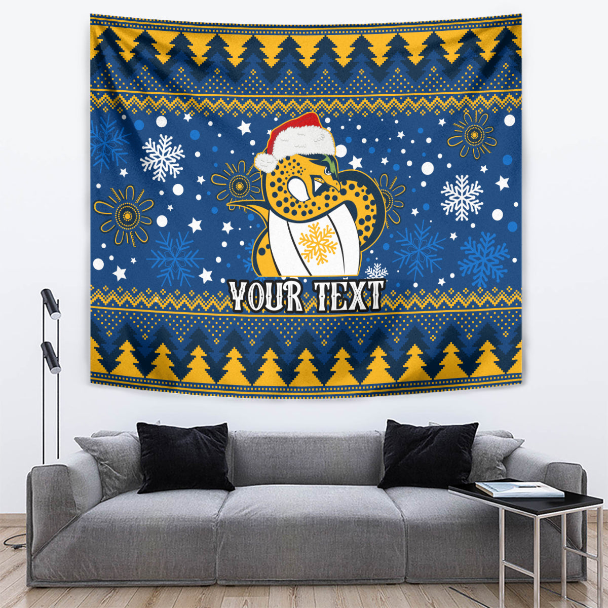 Custom Eels Rugby Tapestry Chirstmas Vibe 2023 - Vibe Hoodie Shop