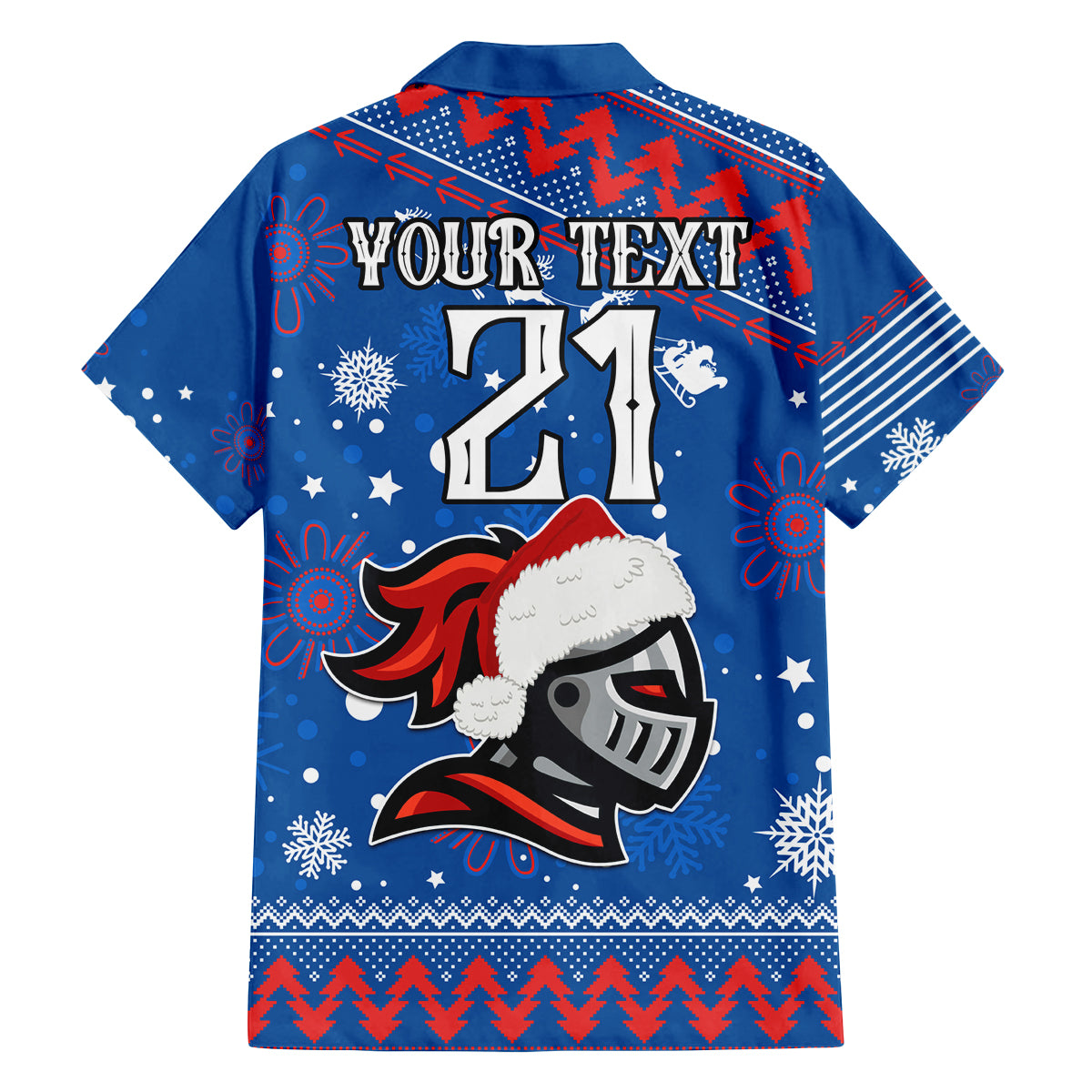 custom-knights-rugby-family-matching-long-sleeve-bodycon-dress-and-hawaiian-shirt-chirstmas-vibe-2023