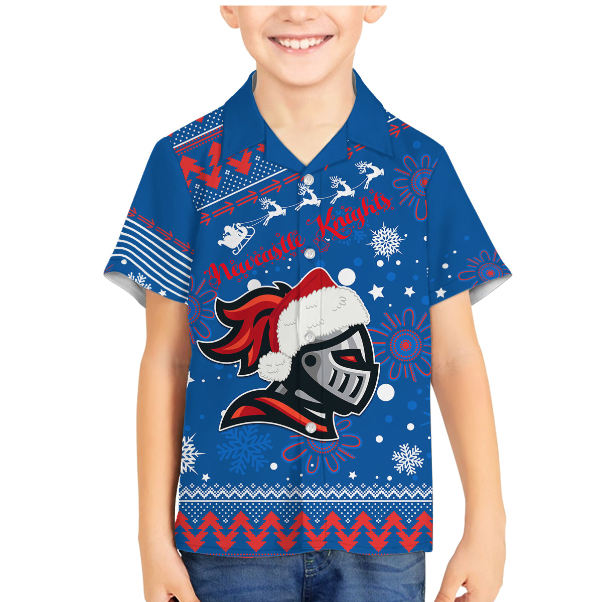 custom-knights-rugby-family-matching-mermaid-dress-and-hawaiian-shirt-chirstmas-vibe-2023