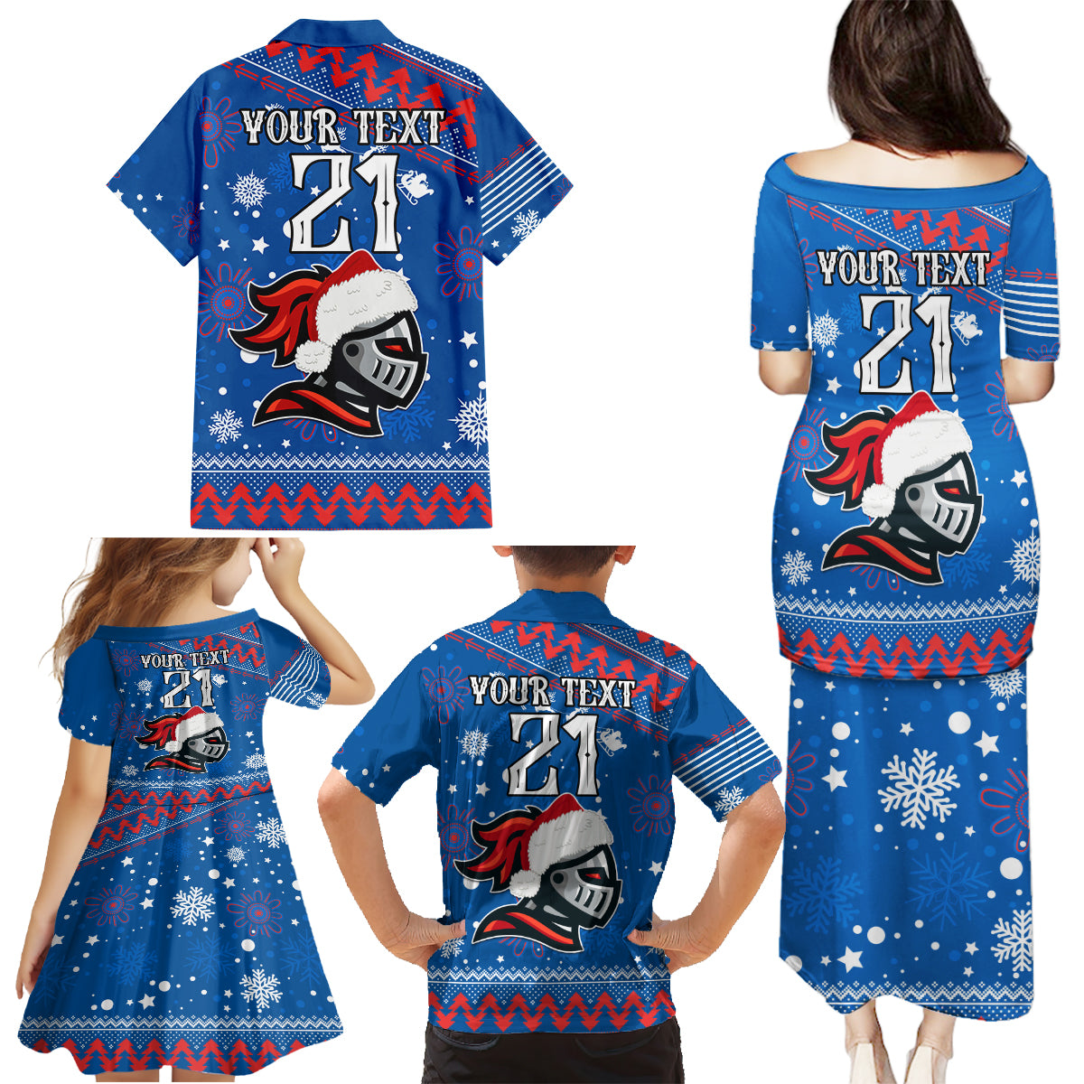 custom-knights-rugby-family-matching-puletasi-dress-and-hawaiian-shirt-chirstmas-vibe-2023