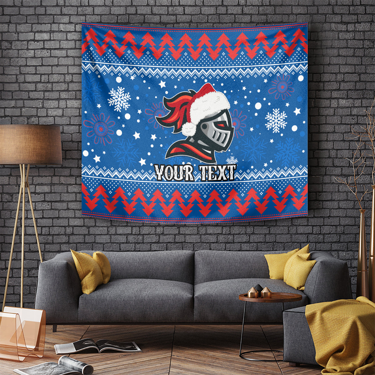 Custom Knights Rugby Tapestry Chirstmas Vibe 2023 - Vibe Hoodie Shop