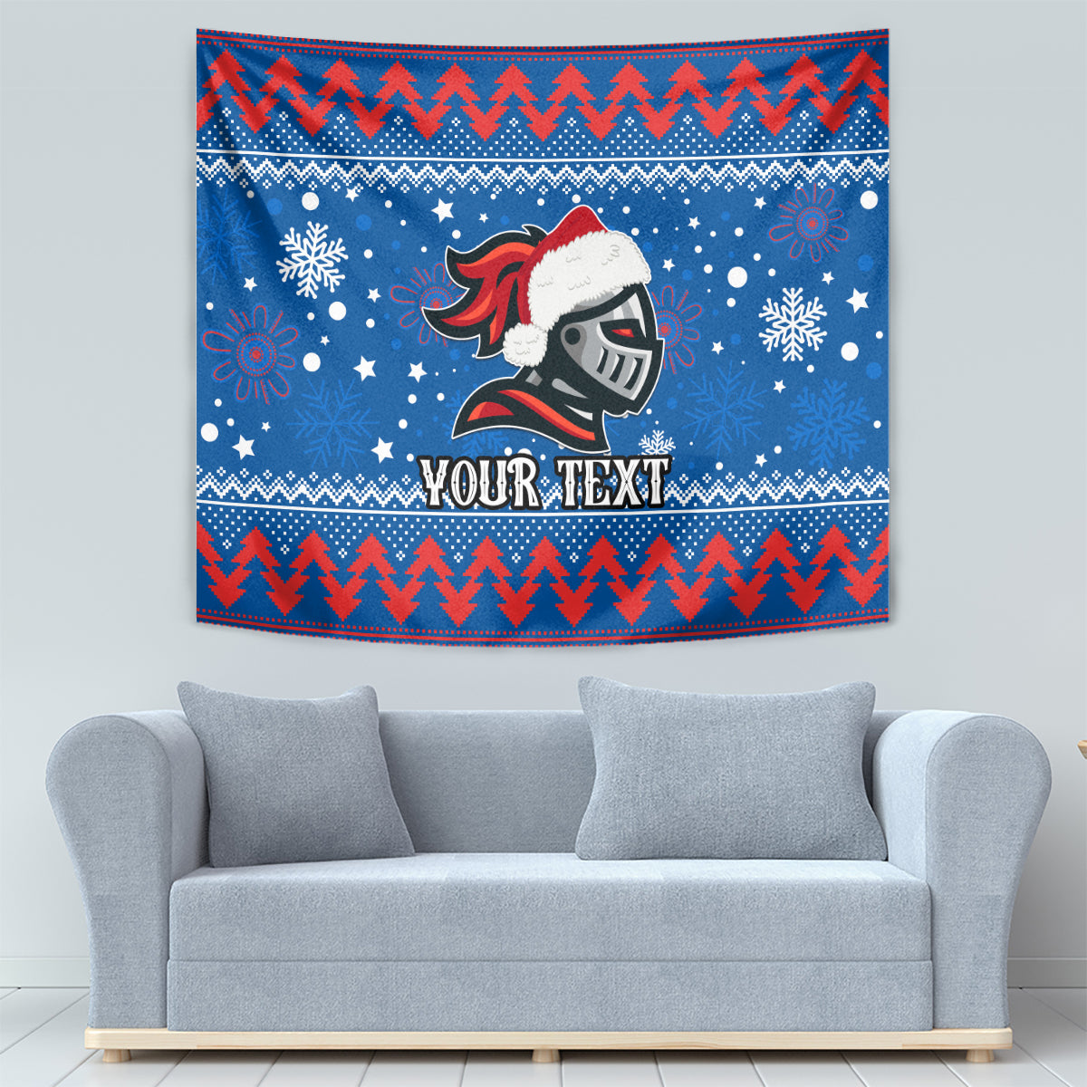 Custom Knights Rugby Tapestry Chirstmas Vibe 2023 - Vibe Hoodie Shop