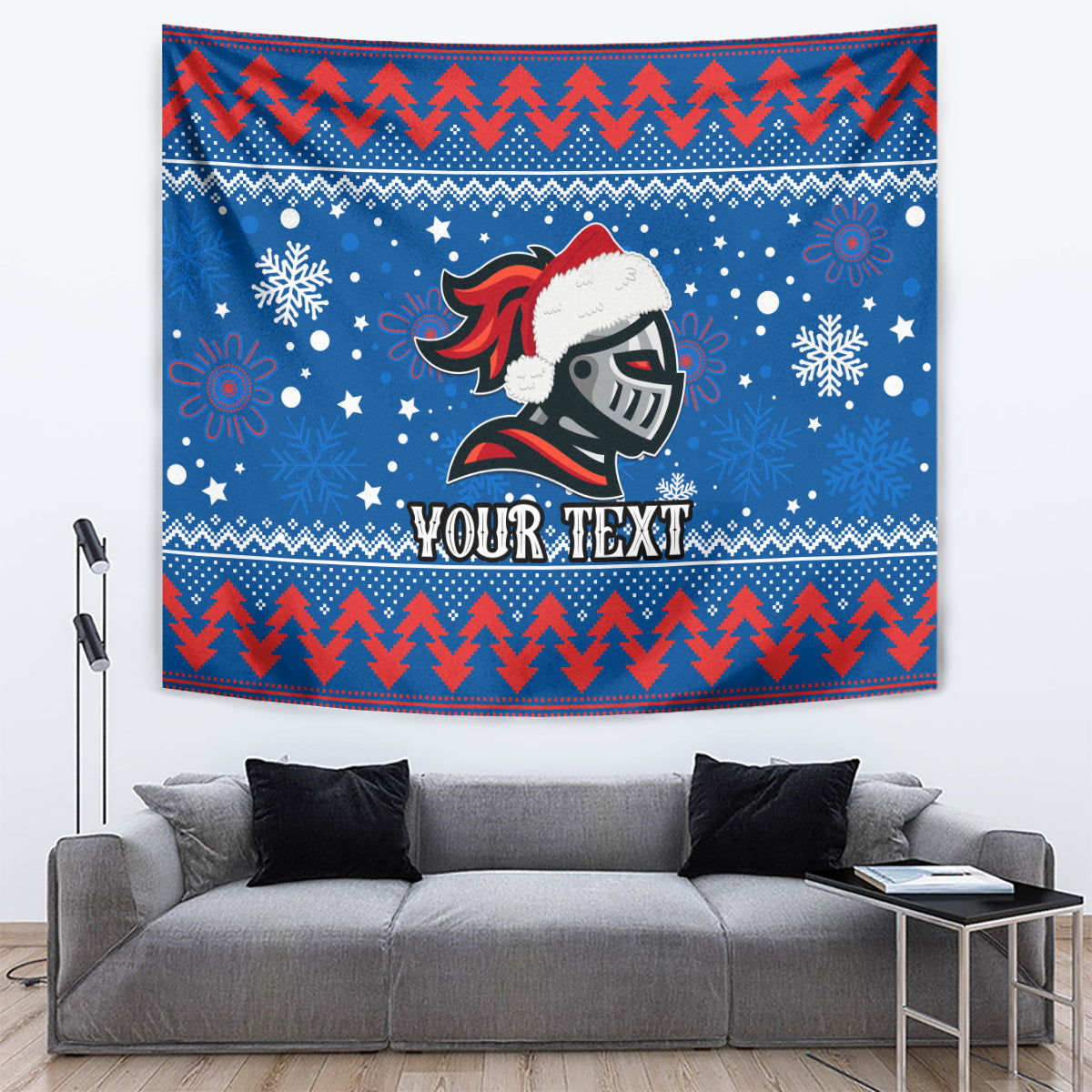 Custom Knights Rugby Tapestry Chirstmas Vibe 2023 - Vibe Hoodie Shop