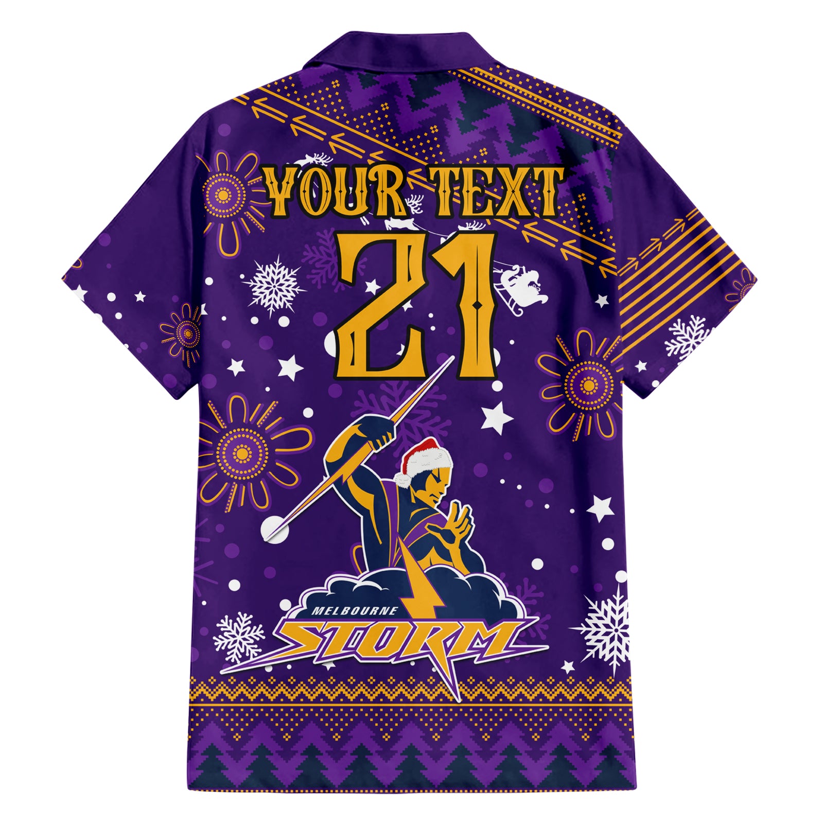 Custom Storm Rugby Hawaiian Shirt Chirstmas Vibe 2023 - Vibe Hoodie Shop