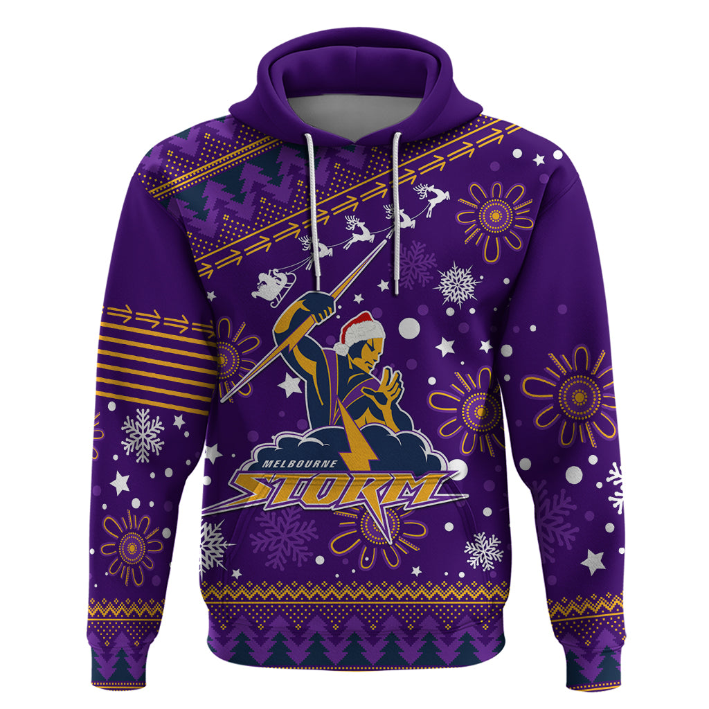 Custom Storm Rugby Hoodie Chirstmas Vibe 2023 LT9 - Vibe Hoodie Shop