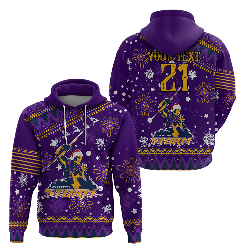 Custom Storm Rugby Hoodie Chirstmas Vibe 2023 LT9 - Vibe Hoodie Shop