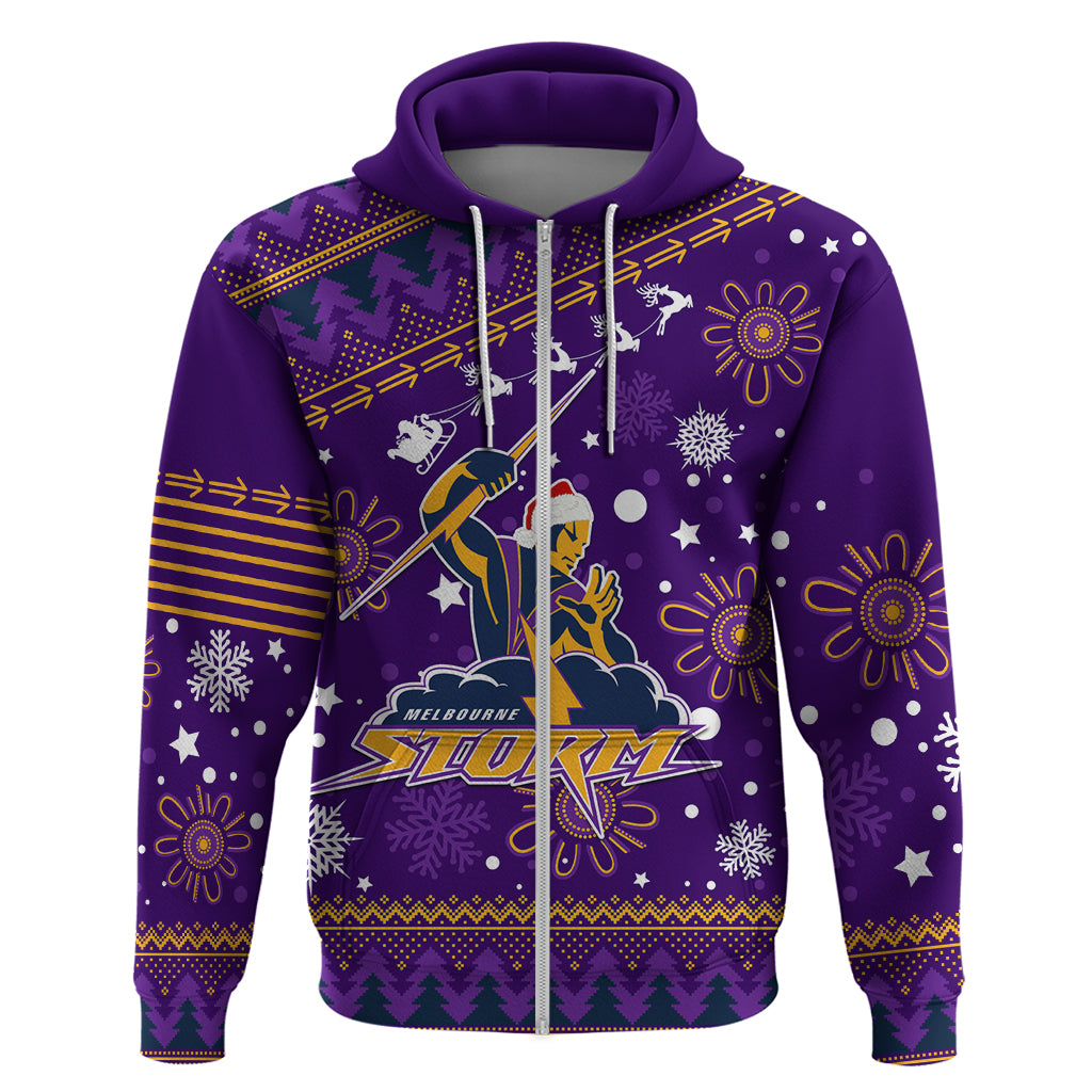 Custom Storm Rugby Hoodie Chirstmas Vibe 2023 LT9 - Vibe Hoodie Shop