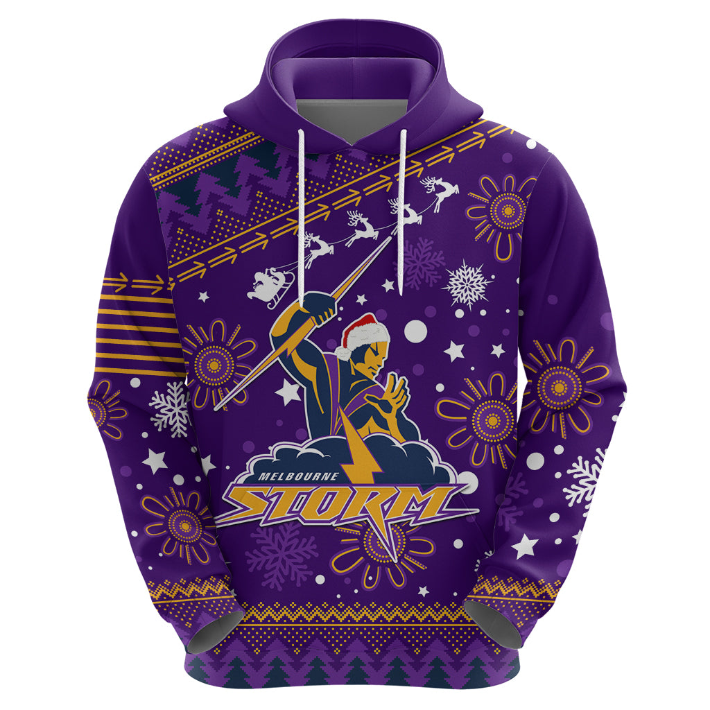 Custom Storm Rugby Hoodie Chirstmas Vibe 2023 LT9 - Vibe Hoodie Shop