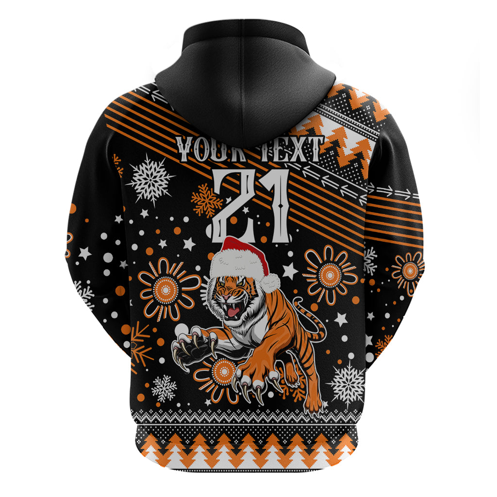 Custom Tigers Rugby Hoodie Chirstmas Vibe 2023 LT9 - Vibe Hoodie Shop