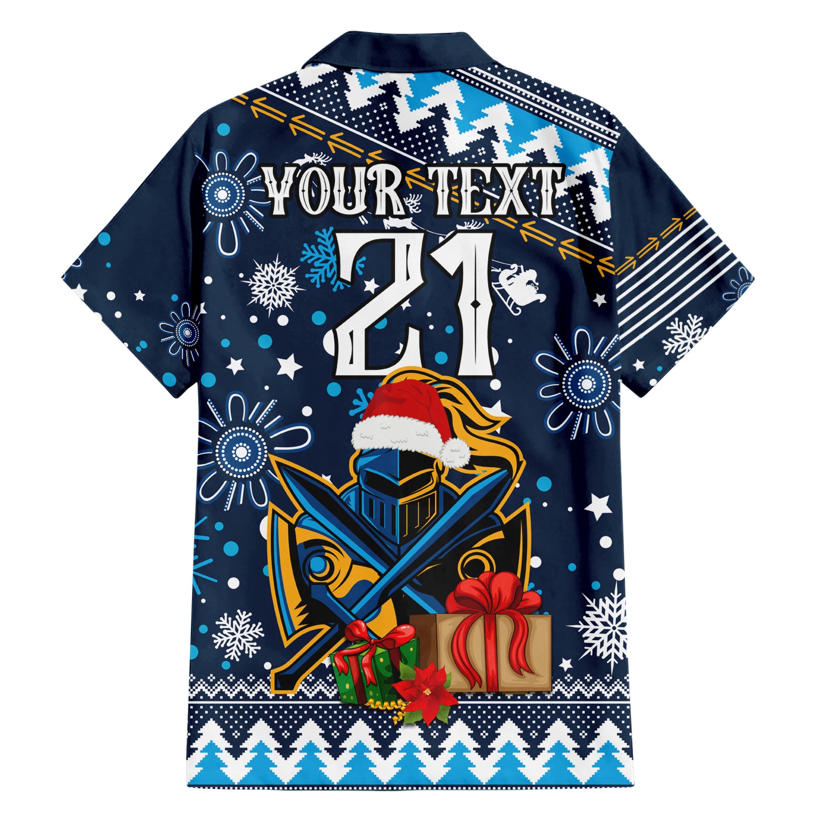 Custom Titans Rugby Hawaiian Shirt Chirstmas Vibe 2023 - Vibe Hoodie Shop