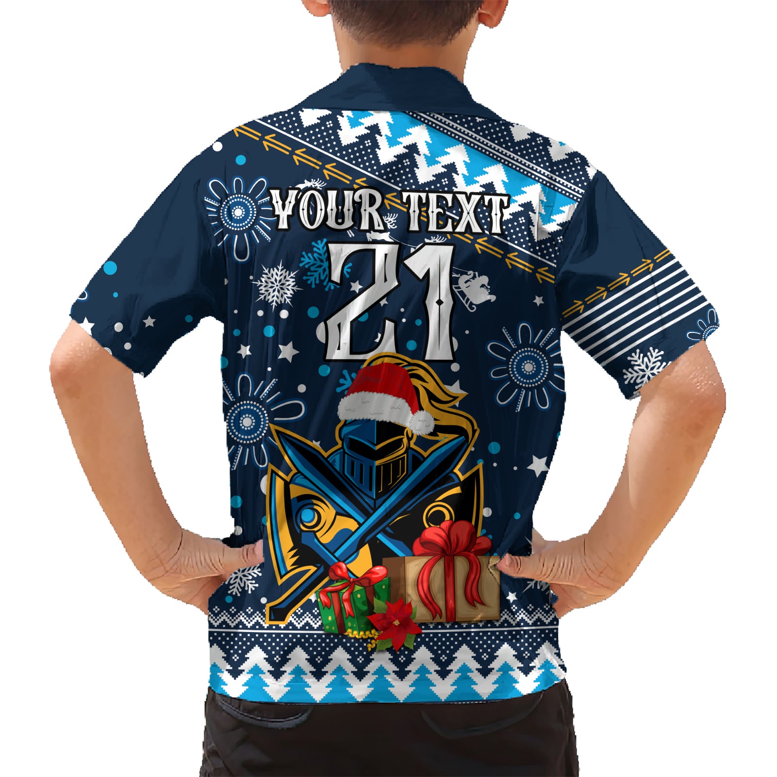 Custom Titans Rugby Hawaiian Shirt Chirstmas Vibe 2023 - Vibe Hoodie Shop