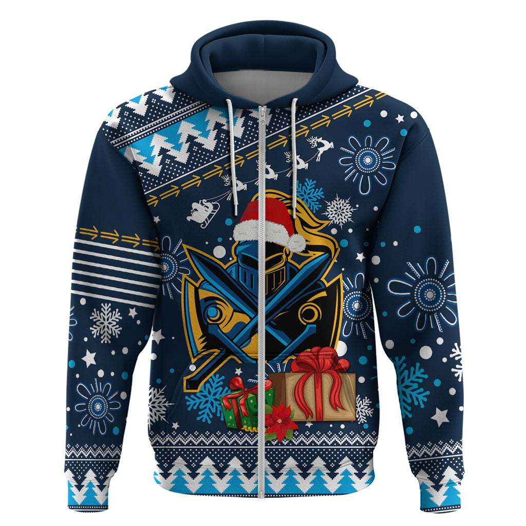 Custom Titans Rugby Hoodie Chirstmas Vibe 2023 LT9 - Vibe Hoodie Shop