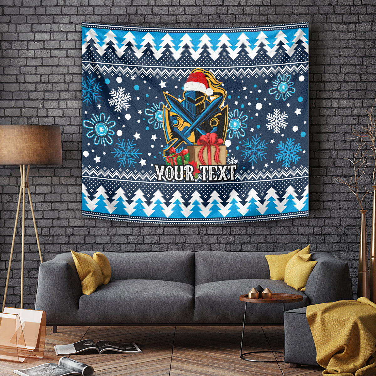 Custom Titans Rugby Tapestry Chirstmas Vibe 2023 - Vibe Hoodie Shop