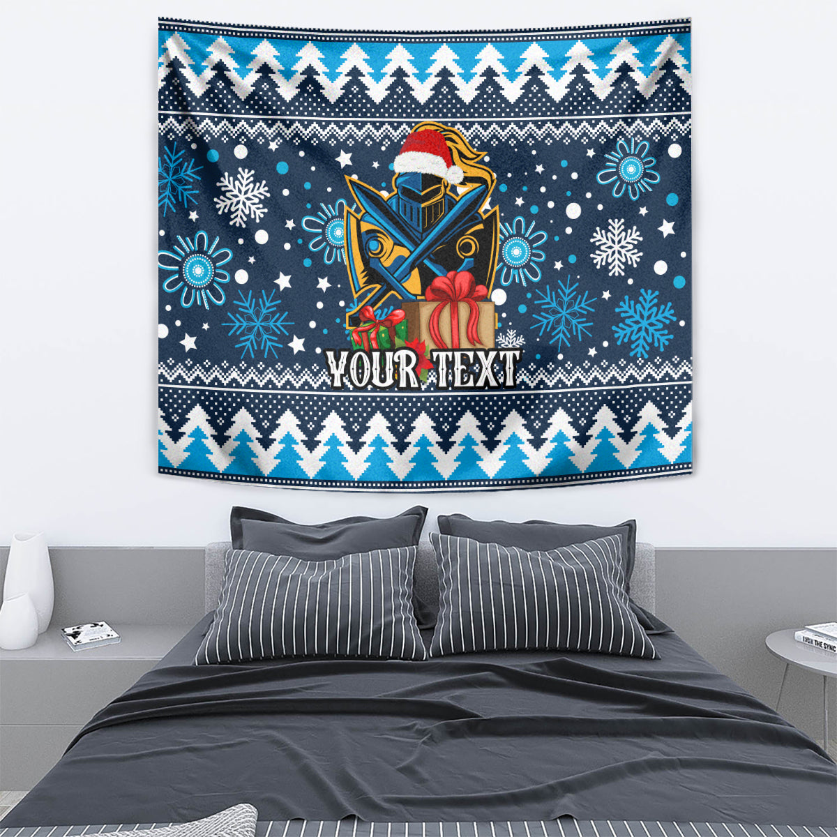 Custom Titans Rugby Tapestry Chirstmas Vibe 2023 - Vibe Hoodie Shop