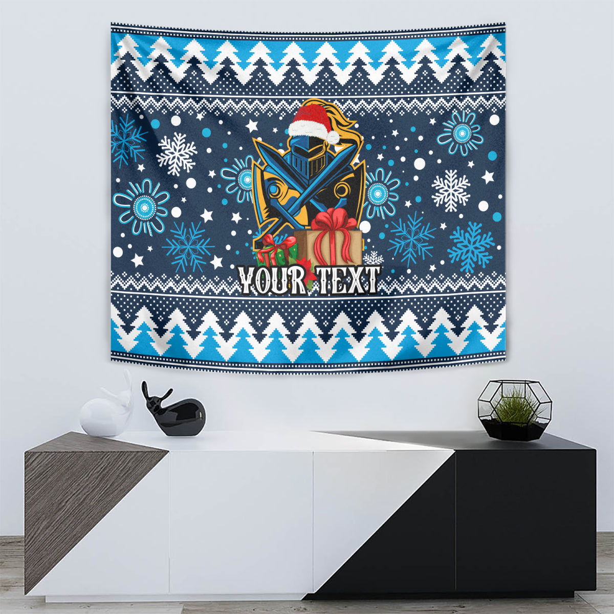 Custom Titans Rugby Tapestry Chirstmas Vibe 2023 - Vibe Hoodie Shop