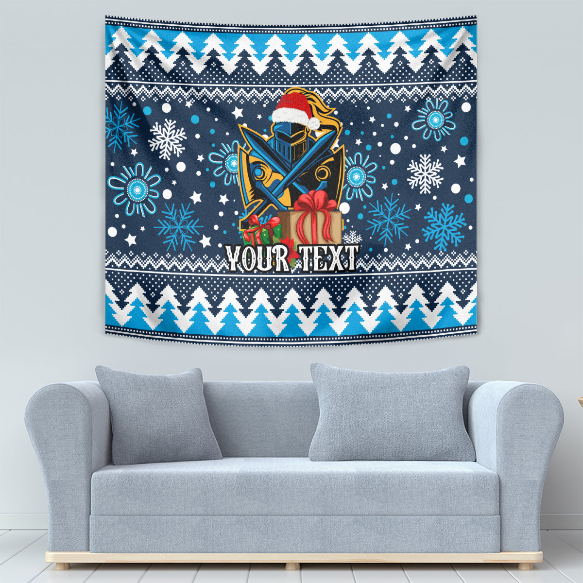 Custom Titans Rugby Tapestry Chirstmas Vibe 2023 - Vibe Hoodie Shop