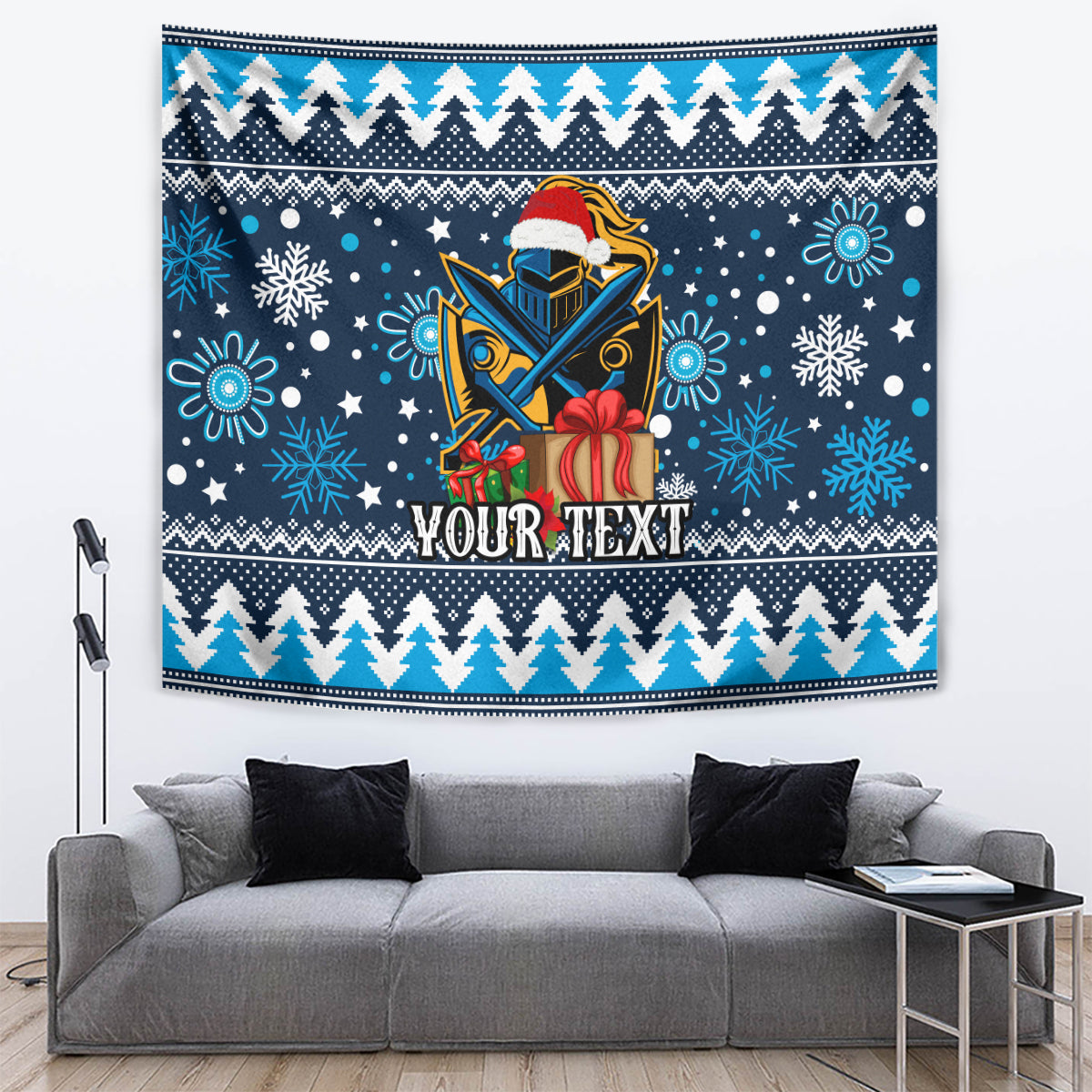 Custom Titans Rugby Tapestry Chirstmas Vibe 2023 - Vibe Hoodie Shop