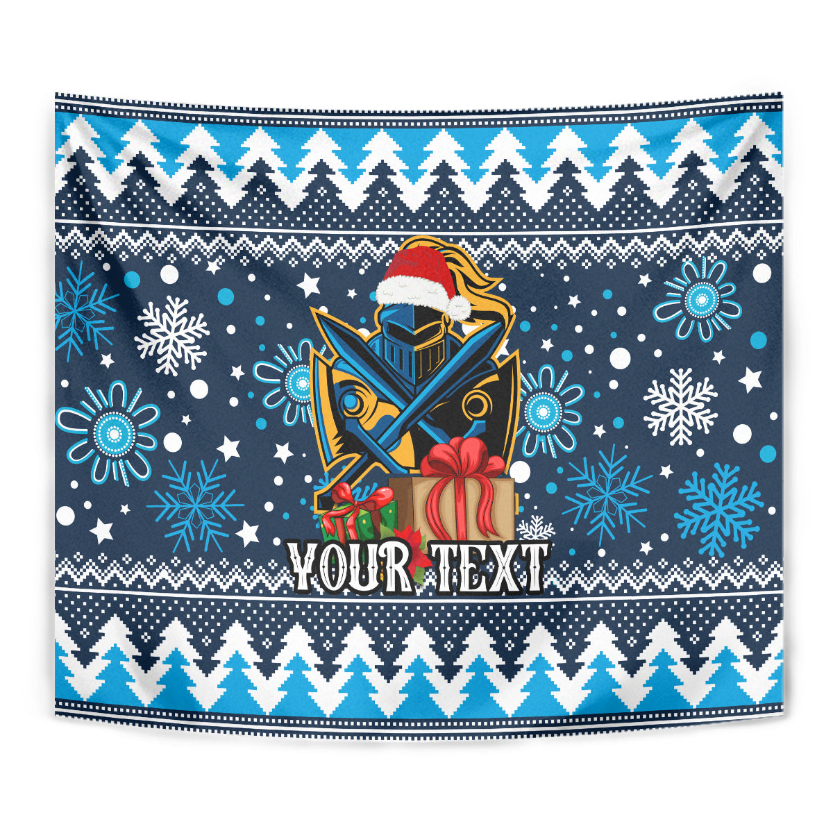 Custom Titans Rugby Tapestry Chirstmas Vibe 2023 - Vibe Hoodie Shop