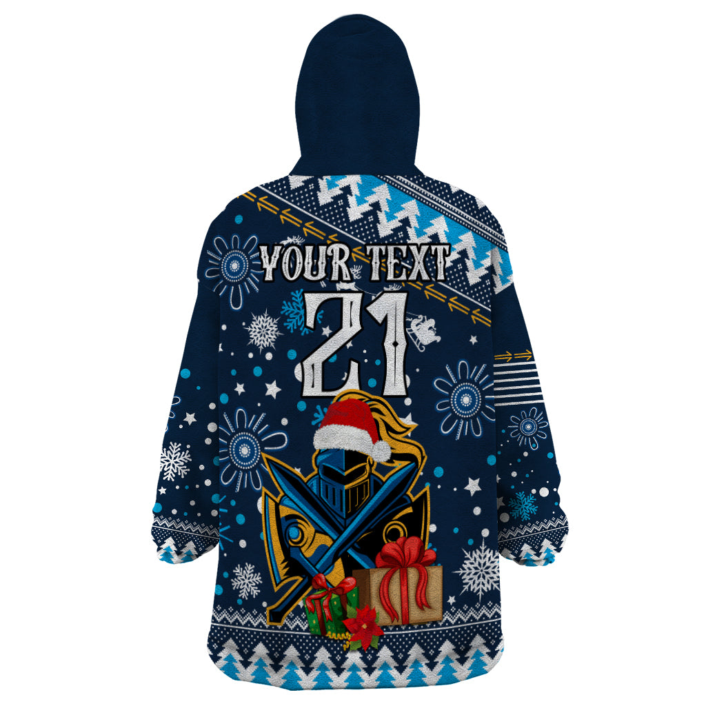 Custom Titans Rugby Wearable Blanket Hoodie Chirstmas Vibe 2023 - Vibe Hoodie Shop